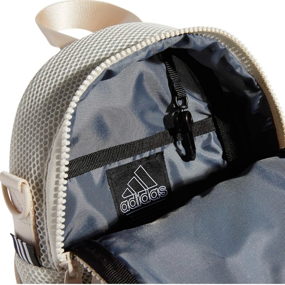 Adidas Beige Textured Mini Backpack - Picture 2 of 4